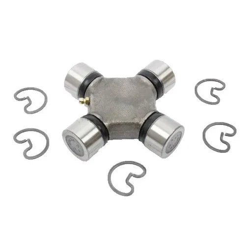 Metal U-joint spider kit with 4 retaining clips