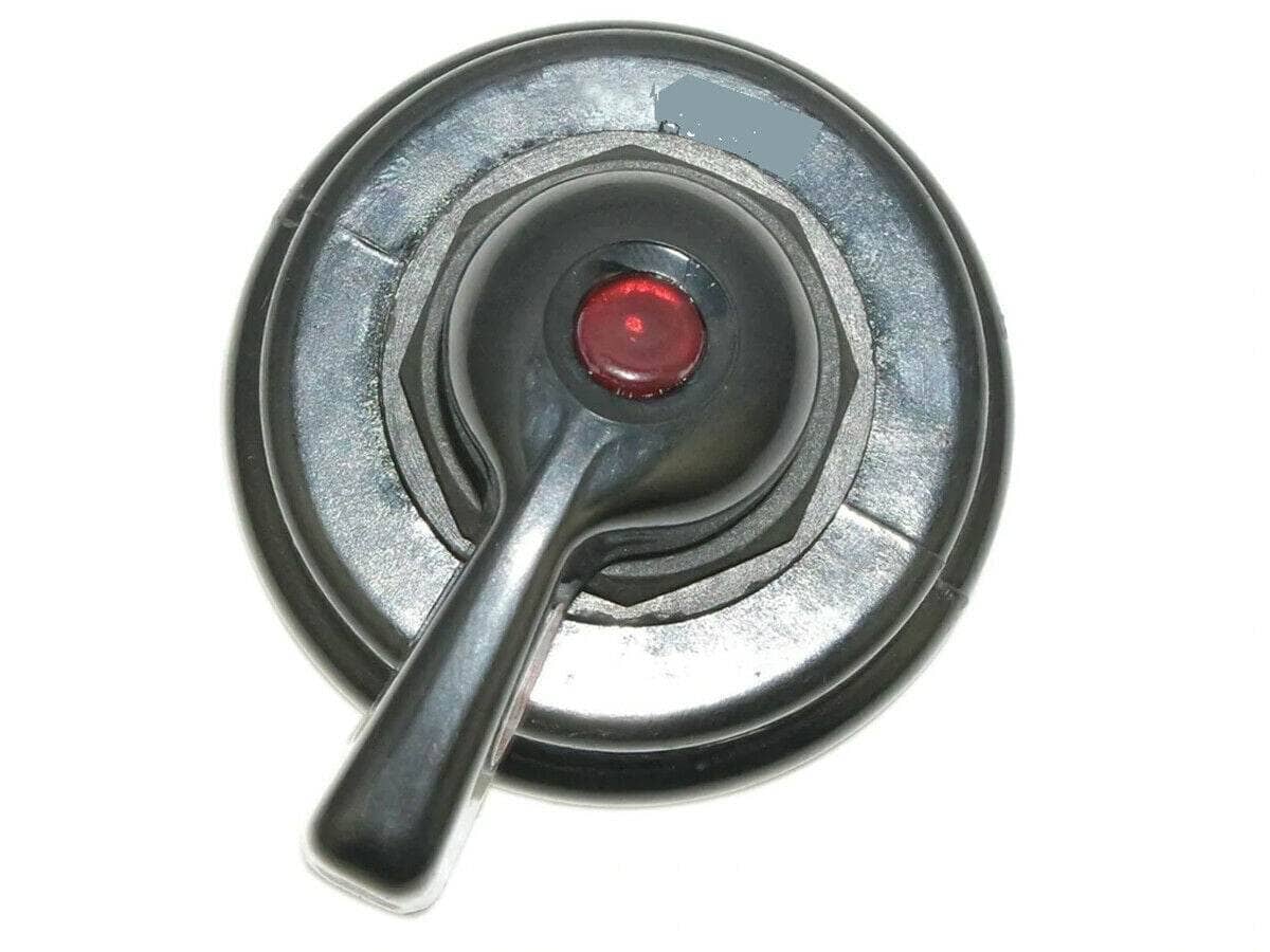 Universal turn signal flasher switch featuring a red indicator light for easy visibility