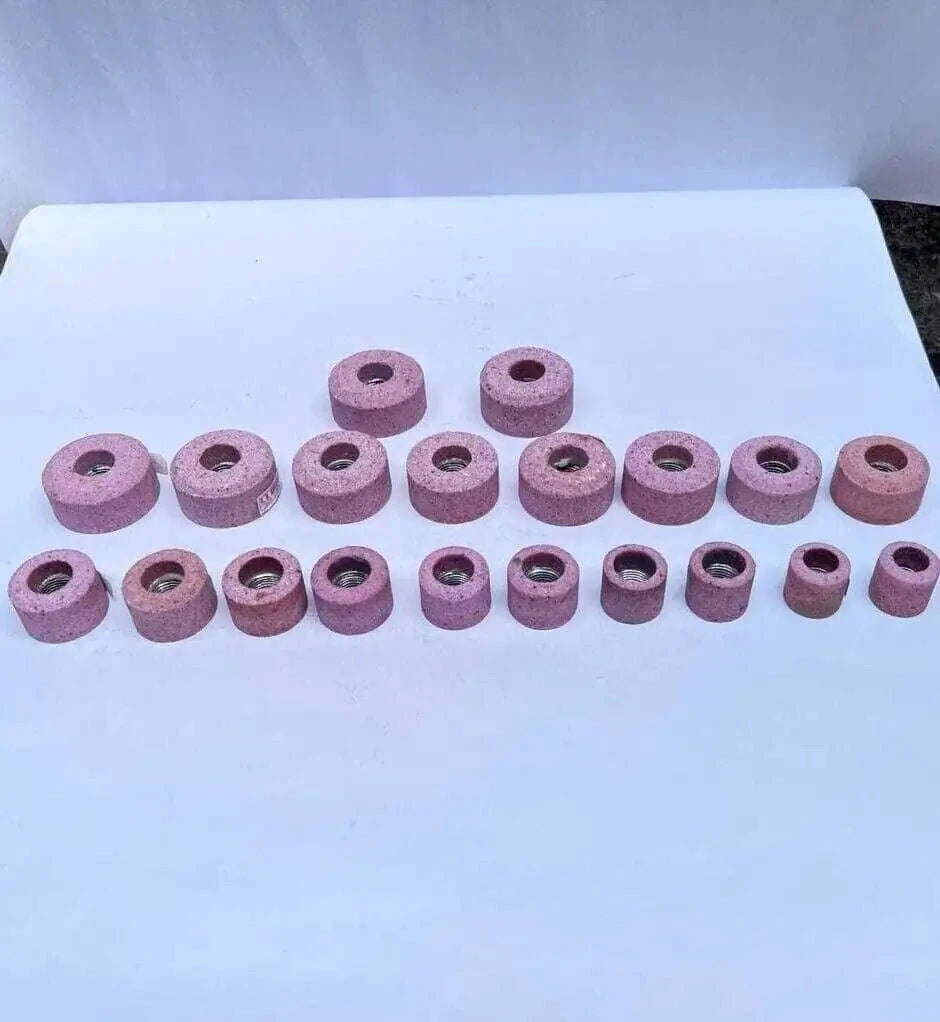 Valve Seat Grinding Stones Set Of 20 Pieces For Sioux Holder 11-16 Thread Inch - StellerGear
