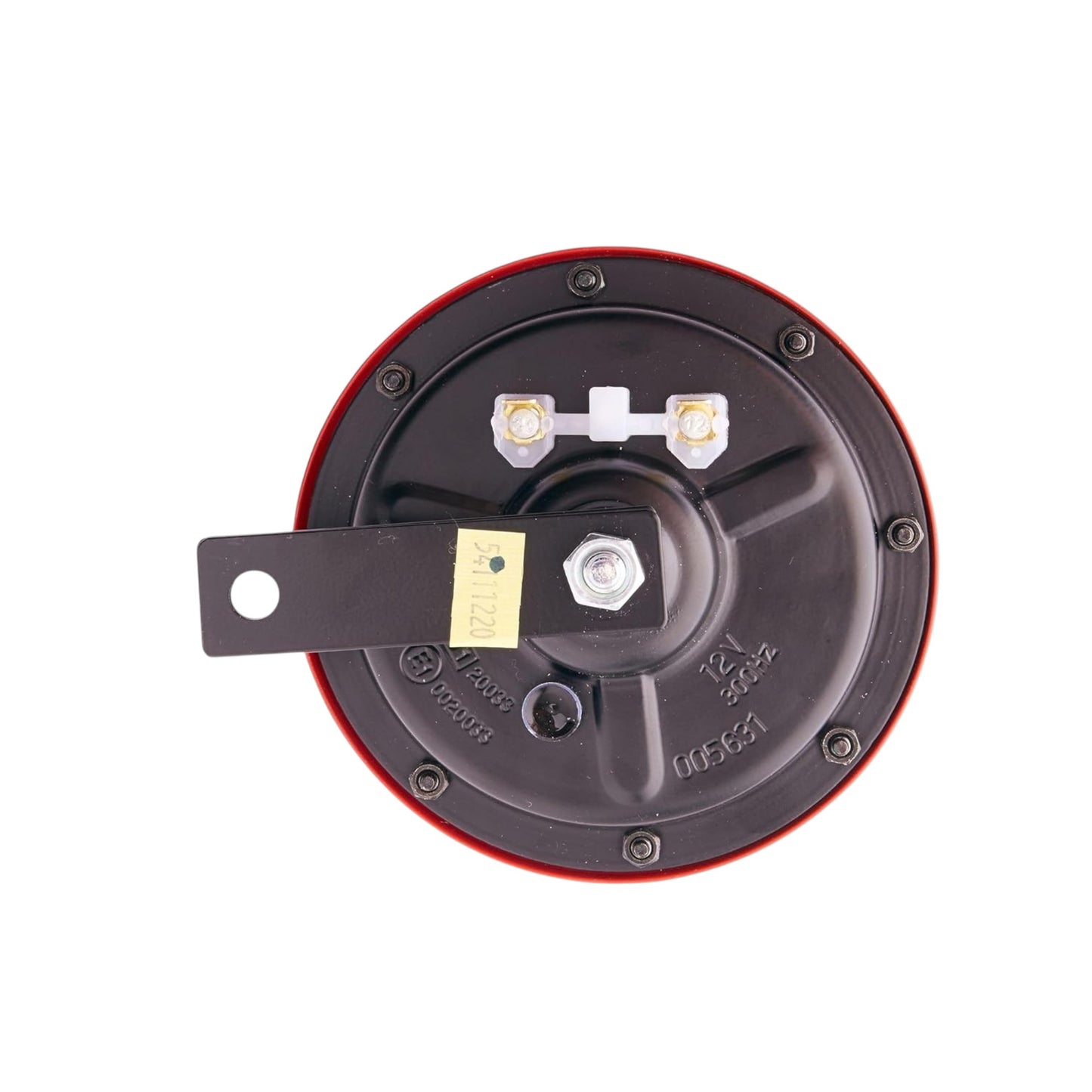 Red grill supertone horn set, metal, automotive accessory for van horn car dealership use