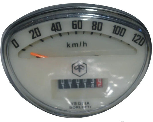 Vespa Speedometer 0-120 Kmph Primavera / Rally Cream Free Ship - StellerGear