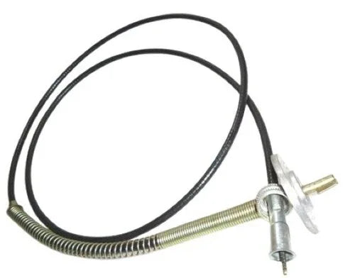 Durable cable hour meter cable with a flexible design for tractors, converts miles per hour to meter per second