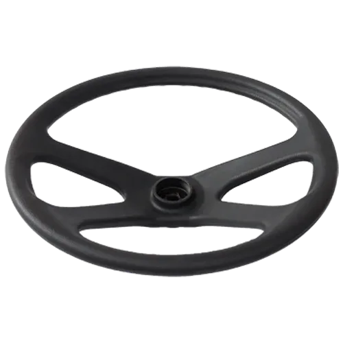 Durable tractor wheel steering made from high-quality plastic, 14 inches in diameter for easy maneuvering