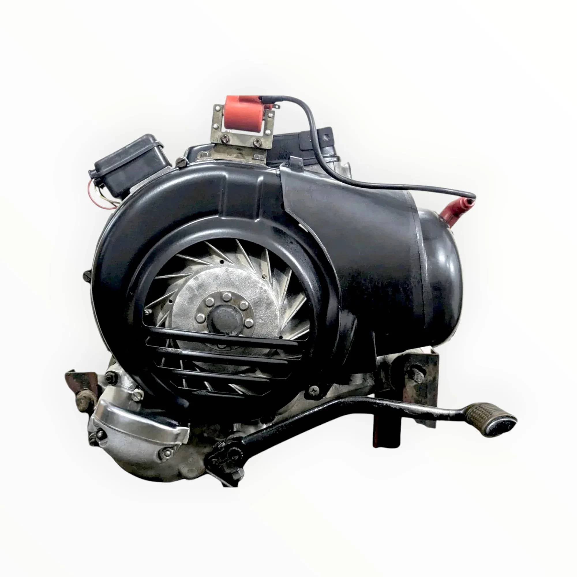 Vespa LML 150cc 2 stroke engine assembly with a compact design for efficient performance