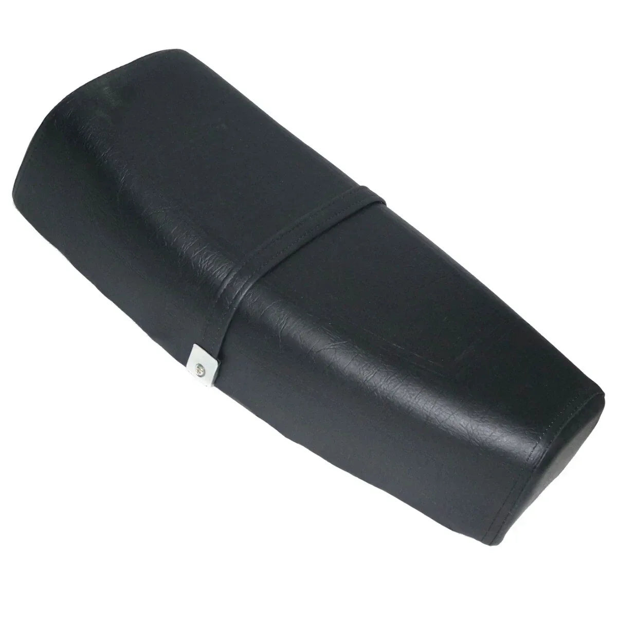Vespa seat saddle standard black with textured cover and metal side bracket