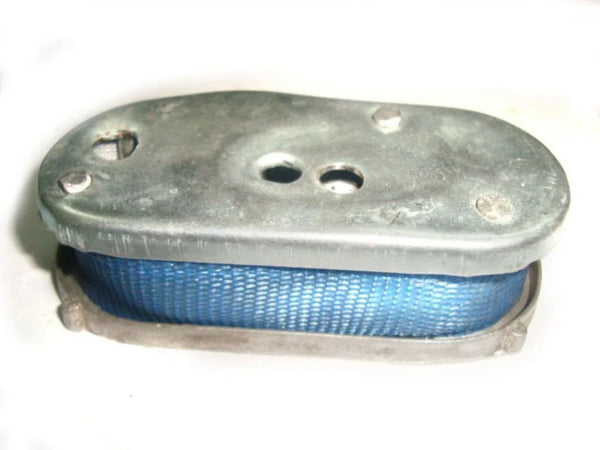 Carburettor air filter for Vespa scooters, metal and nylon, compact design for optimal airflow