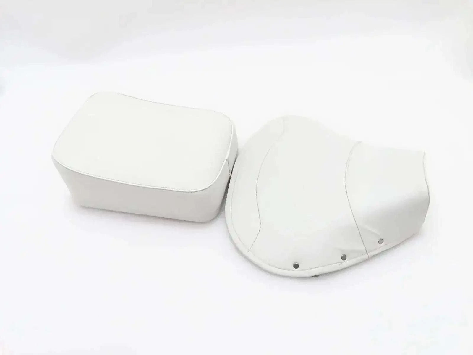 VESPA VBB, SUPER, PX, RALLY Front and Rear Seat Cover Set - White