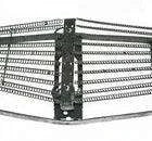 Metal spring seat base center bar with rows of parallel rods
