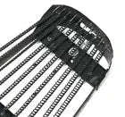 Black long seat base showing spring rows and side mounting plate