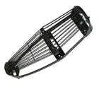 Curved black seat base with metal spring rods and end mounting tabs