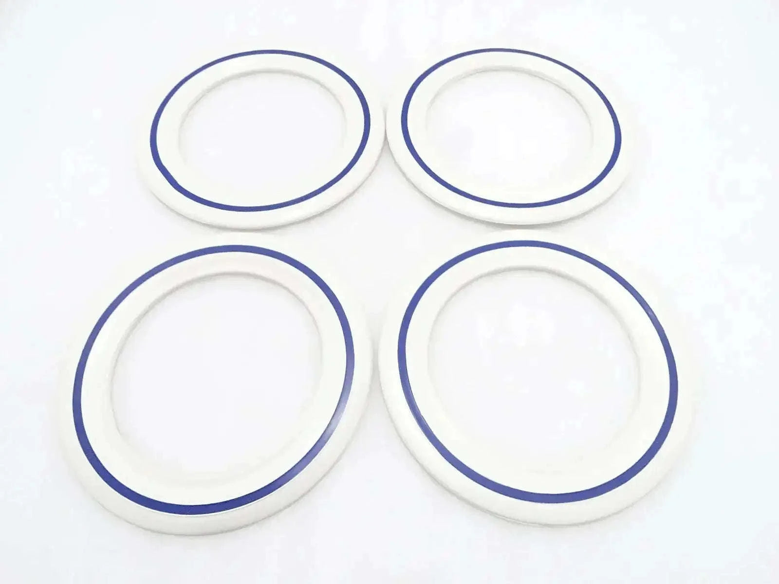 Vespa White Wall Tyres 3.50X8 - 4-Pack Blue Lined for stylish automotive upgrades