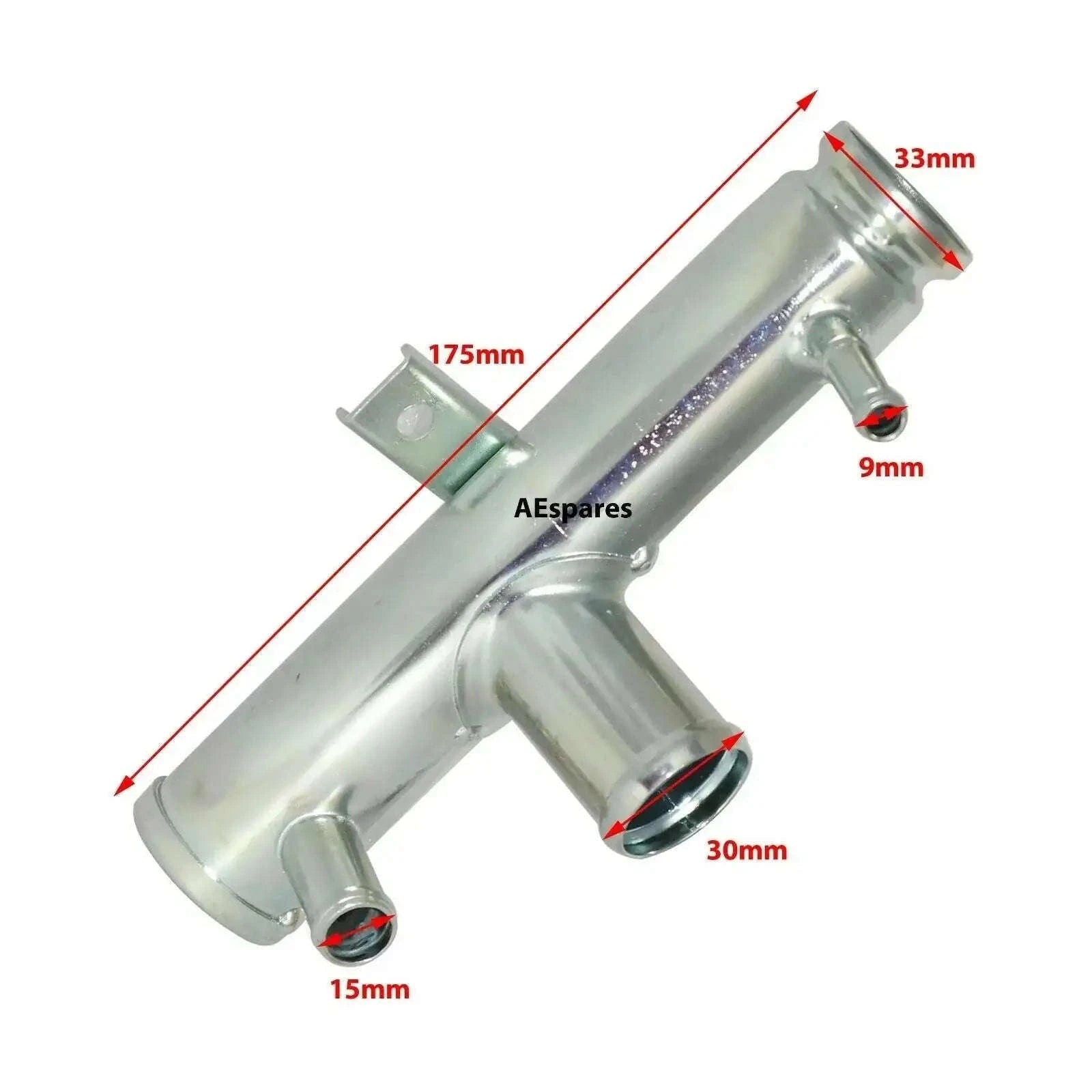 Water inlet pipe for Suzuki Jimny SN413 with hose connections