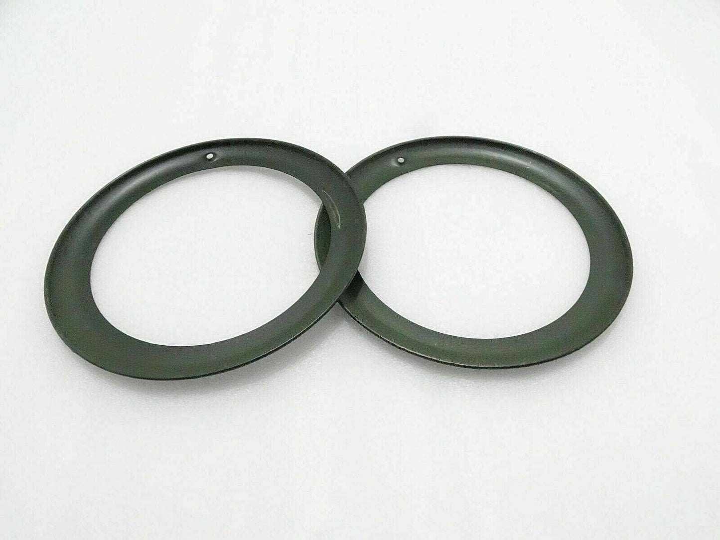 Willys headlight bezel rim pair for classic vehicle restoration and replacement