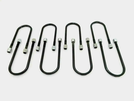 Fit for Willys Jeep Suspension Leaf Spring Crown U Bolt Clip Set Of 8 - StellerGear