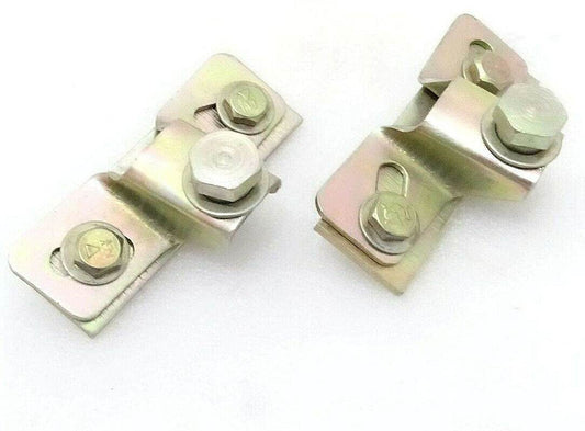Willys Jeep windshield pivot bracket and plate set for optimal windshield support and easy installation
