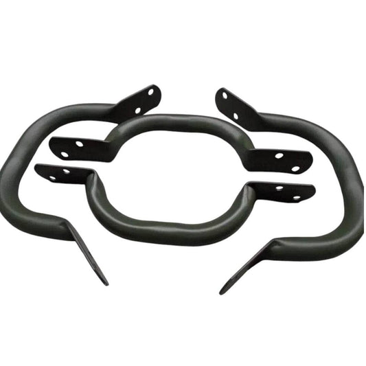 Willys MB body handle set with durable construction for secure vehicle access