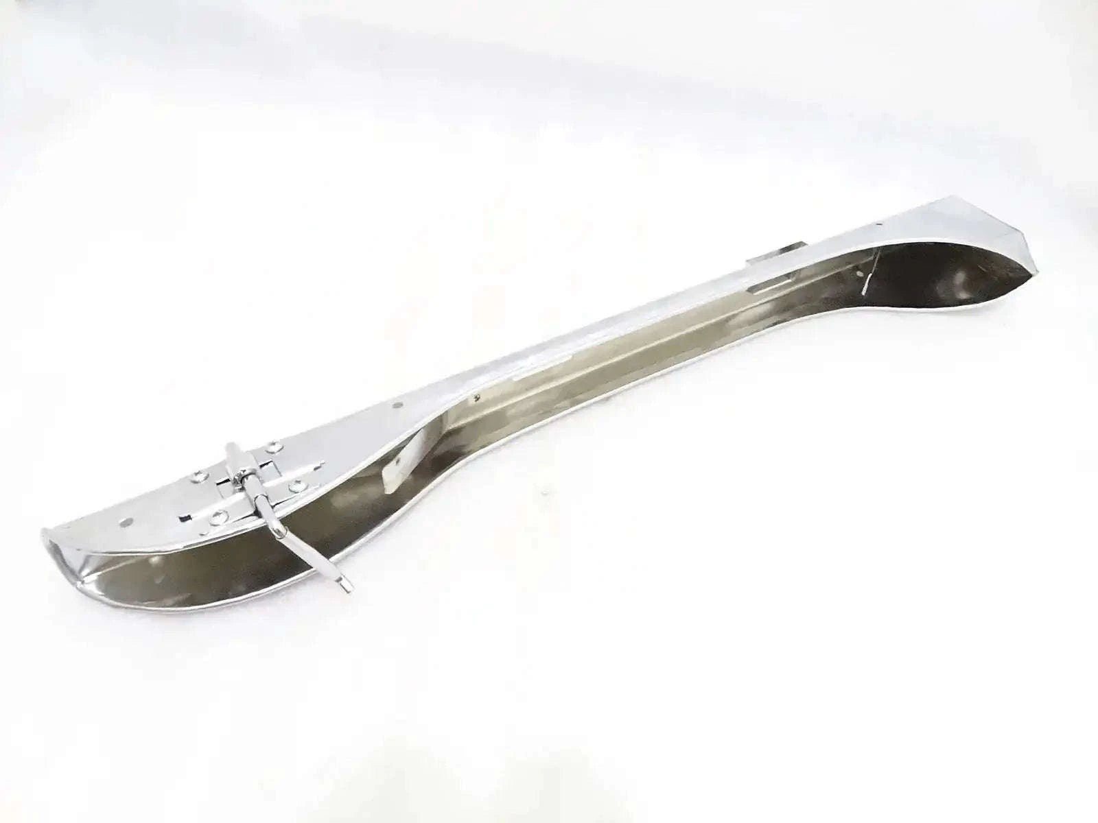 WILLYS MB Jeep chrome gun-holding dashboard rack with mounting brackets