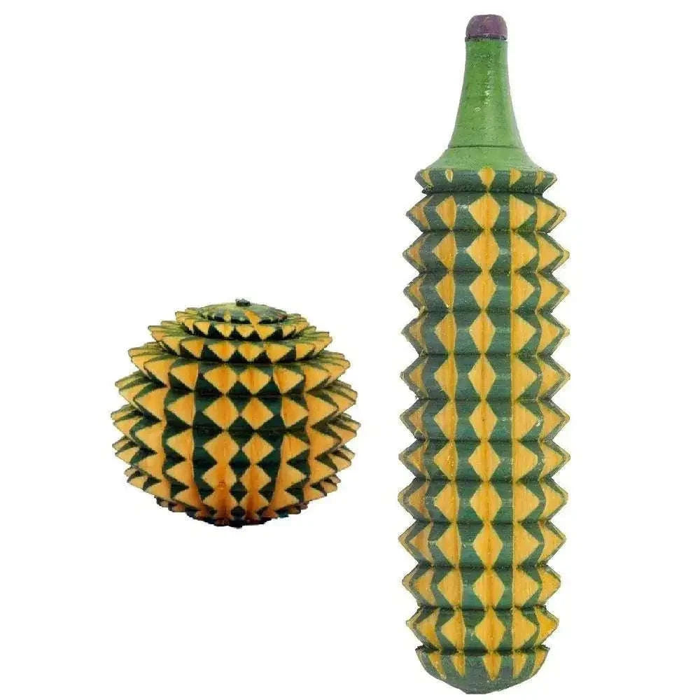Wooden hand massager roller and spiky ball for stress relief