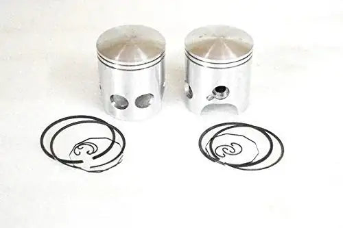 YAMAHA RD350cc 64mm PISTON ASSLY, aluminum, includes two pistons and rings for engine repairs