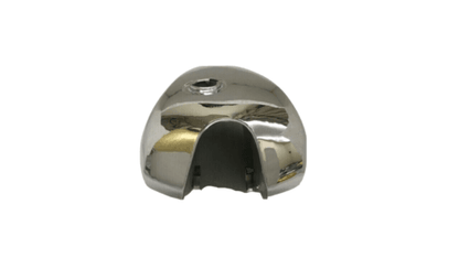 Yamaha RD350LC fuel tank 1980 in chrome finish designed for aftermarket motorcycle restoration