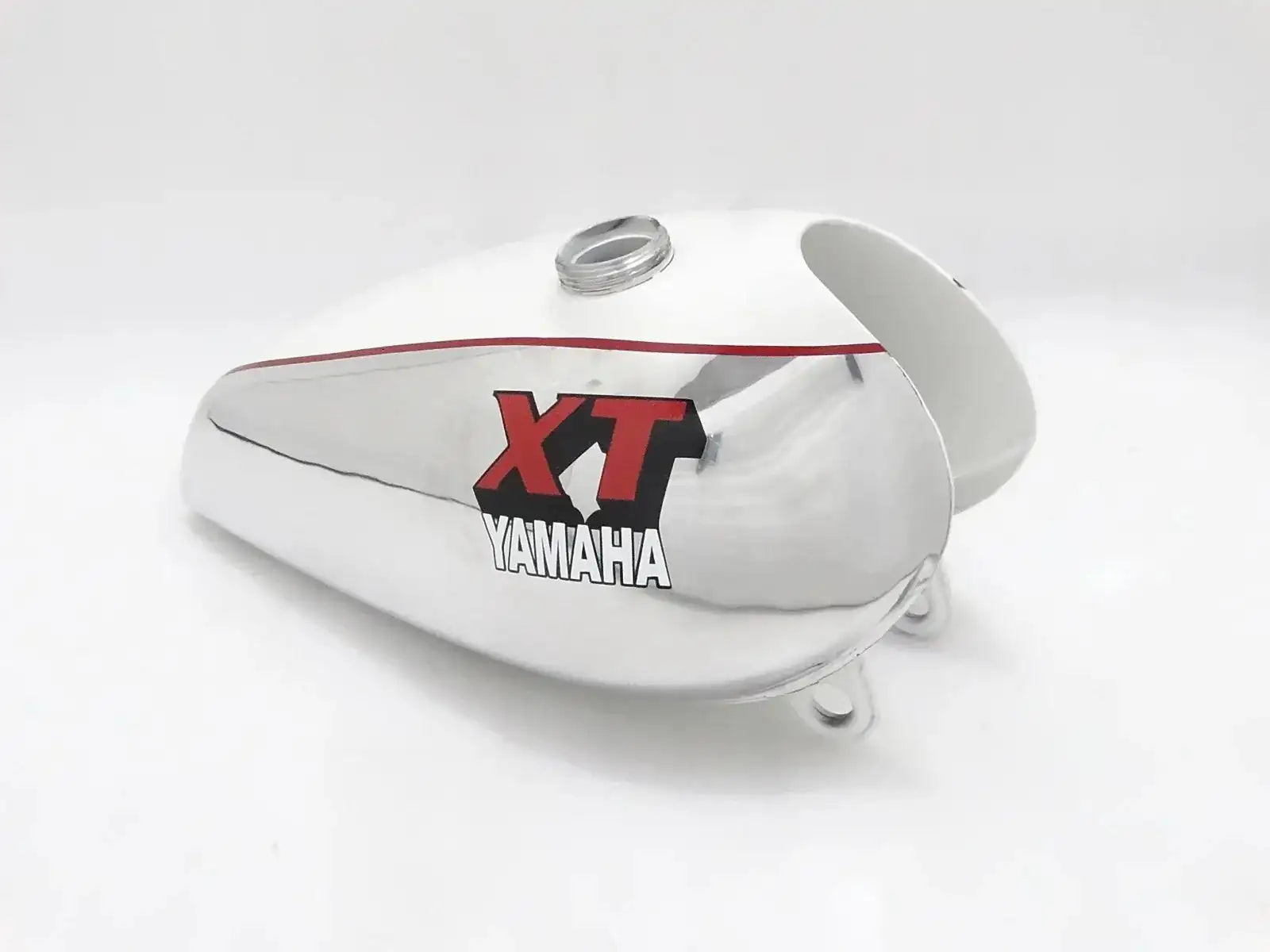 Yamaha XT 1980's model portable petrol tank, chrome finish, lightweight for motorbike use
