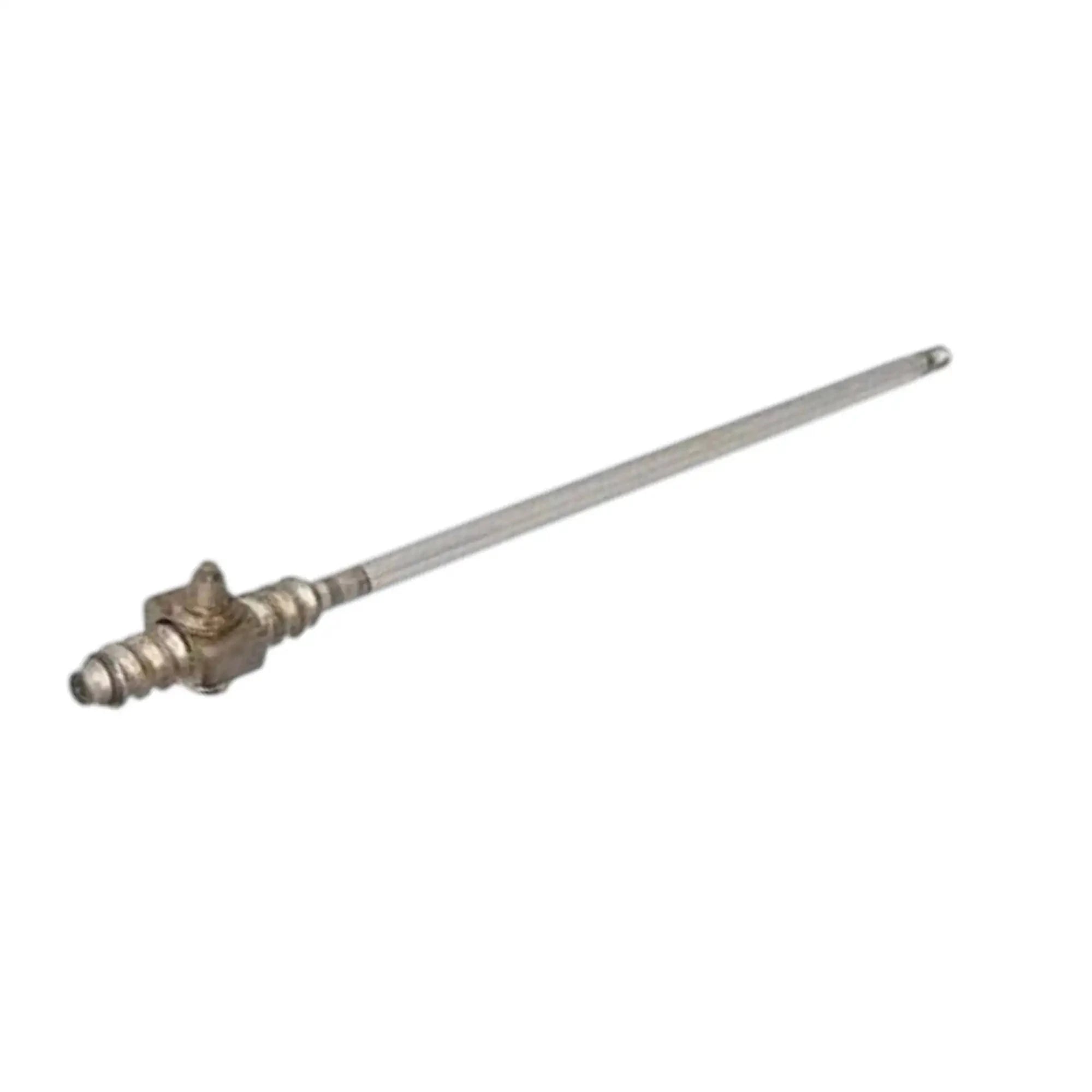 Tractor steering shaft with long rod and threaded coupler end